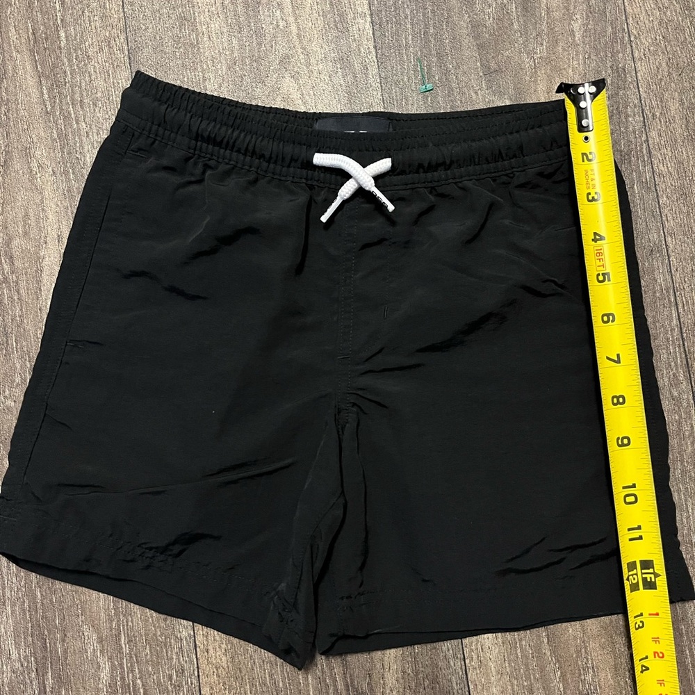 RSQ Black Nylon Shorts with White Drawstring Kids S